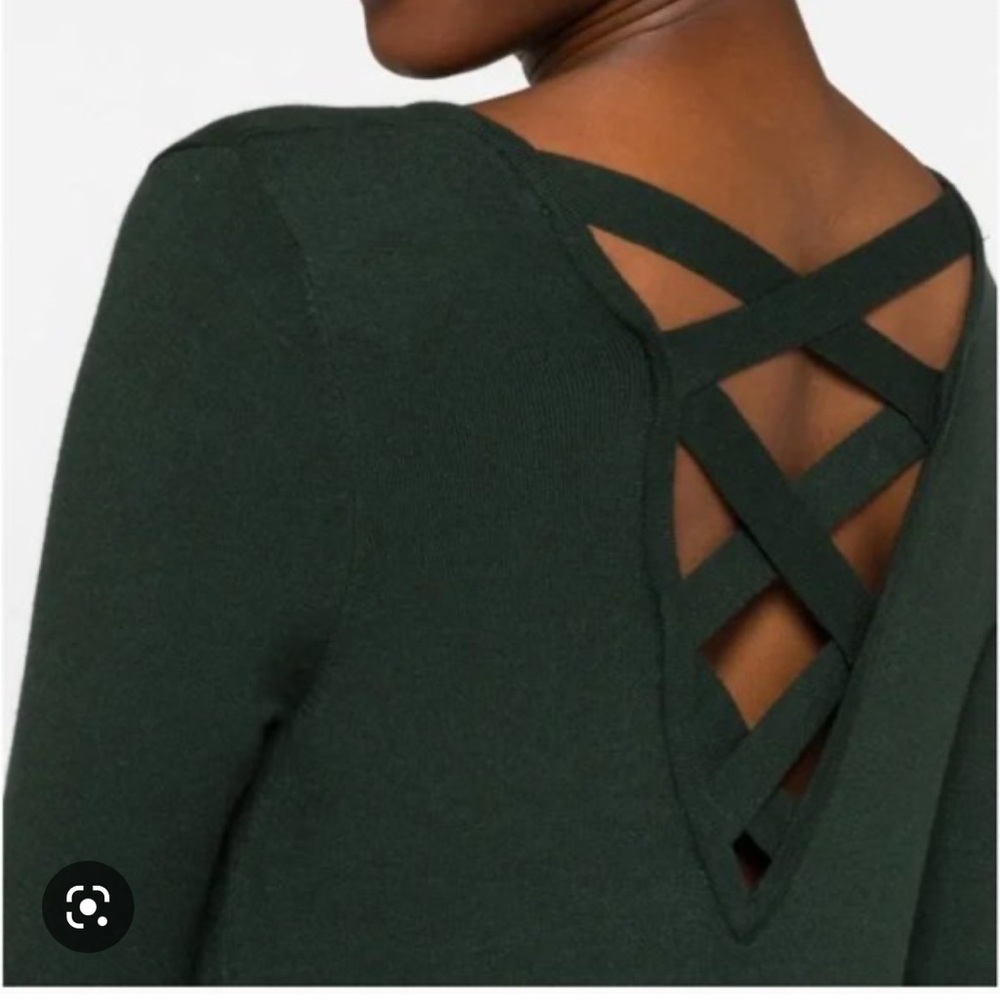 Sweater with back detail